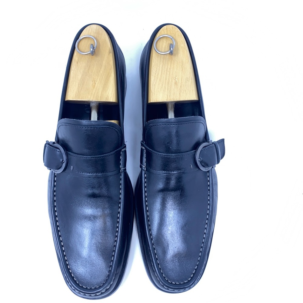 ❤️Salvatore Ferragamo Black “Navarro” Loafers. - Picture 1 of 11